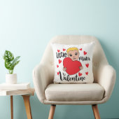Coussin Cute Valentine Boy Holt Heart Gift Art pour enfant (Chaise)