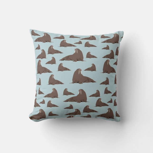 Coussin Cute Walrus Motif (Recto)
