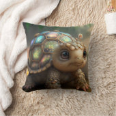 Coussin Cute Whimsical Glittery Turtle Nursery (Couverture)