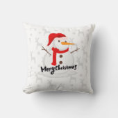 Coussin Cute Whimsical Santa Christmas family cushion (Recto)