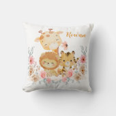 Coussin Cute Wild Animal Throw Pillow (Recto)