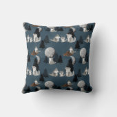 Coussin Cute Wolf Pack Woodland Night Baby Nursery (Verso)