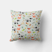 Coussin Cute Woodland Forest Animaux Nom Fox Kids (Verso)