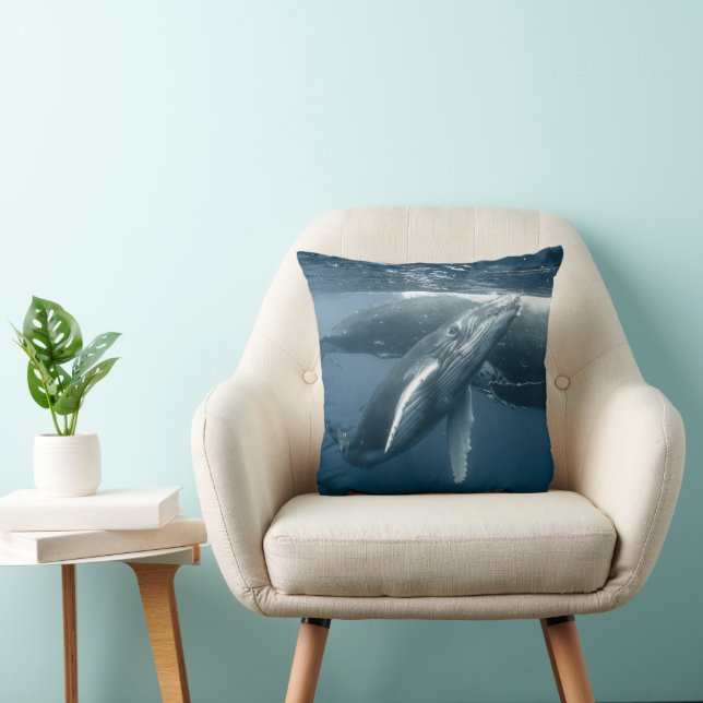 Coussin Cutest Baby Animals | Humpback Whale Calf (Chaise)