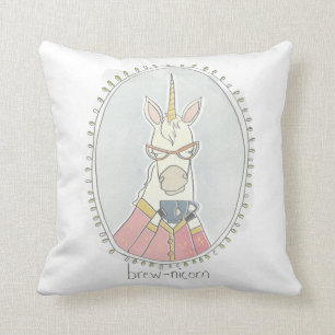 Coussin Cutie caféinée   Brew Unicorn