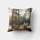 Coussin Cyclistes victoriens (Verso)