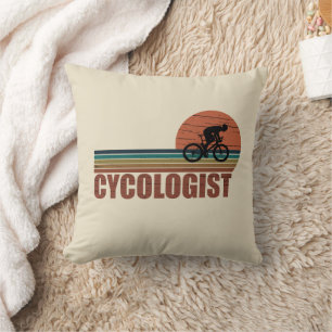 Coussin Cycologiste drôle dire vélo