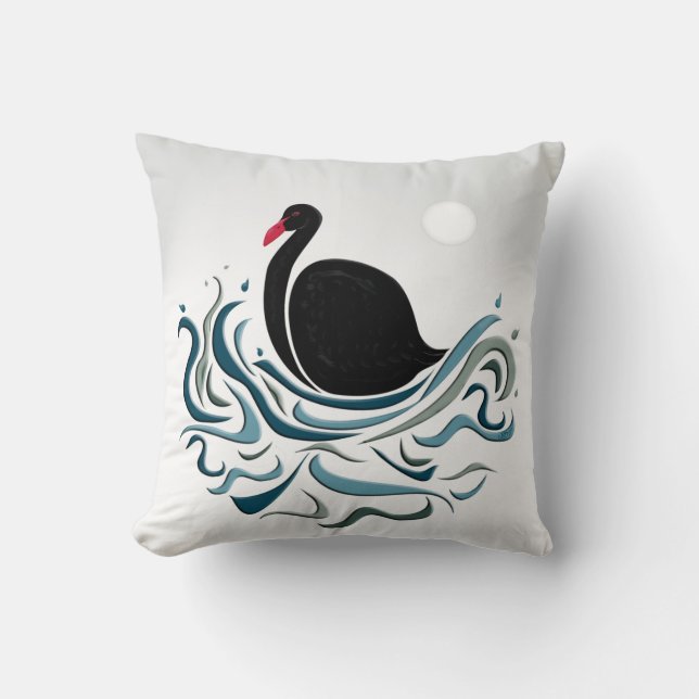 Coussin Cygne noir (Recto)
