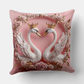 Coussin Cygnes de mariage (Verso)