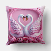 Coussin Cygnes de mariage (Verso)
