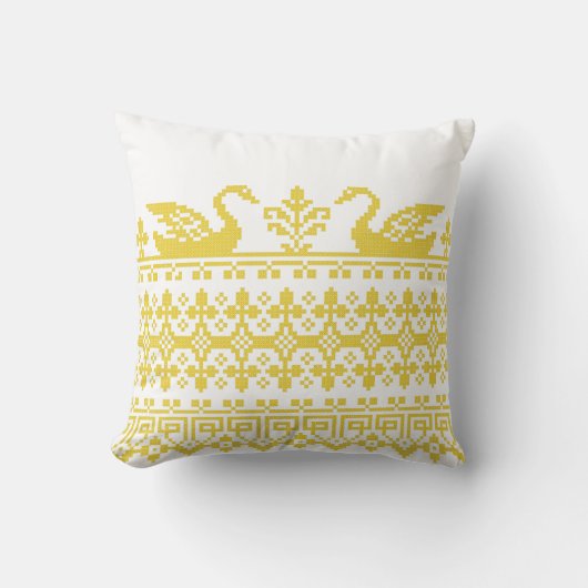 Coussin Cygnes en or (Recto)