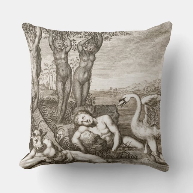 Coussin Cygnus transformé en Siste de cygne et de phaéton (Recto)