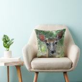 Coussin D33 White-tailed Deer Doe (Chaise)
