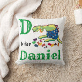 Coussin D est pour bébé garçon Daniel (Couverture)