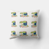 Coussin D est pour bébé garçon Daniel (Verso)