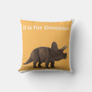 Coussin D est pour Dinosaur Thaillow