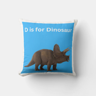Coussin D est pour Dinosaur Thaillow
