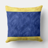 Coussin D Pavillon de signalisation maritime Delta aquarel (Verso)