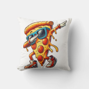 Coussin Dabbing Pizza Slice Fun Graphic Tee for Food Lover