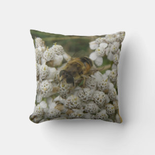 Coussin d'abeille et de fleurs de miel