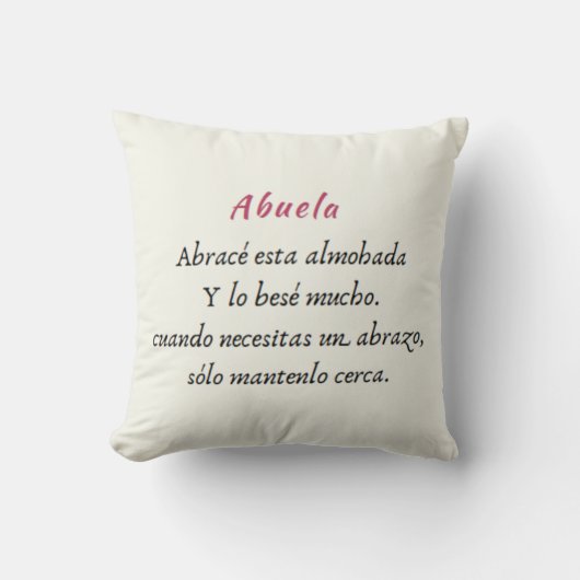 Coussin d'Abuela (Recto)