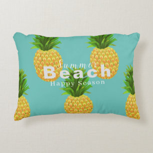 Coussin d'accent ananas Aqua