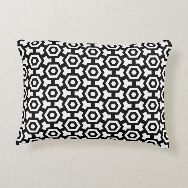 Coussin d'accent anneaux Hexagon (Dos)