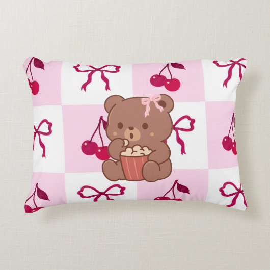 Coussin d'accent Bows & Bears (Devant)