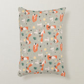 Coussin d'accent Bunny et Fox (Devant(Vertical))