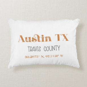 Coussin d'accent Burange Austin Texas
