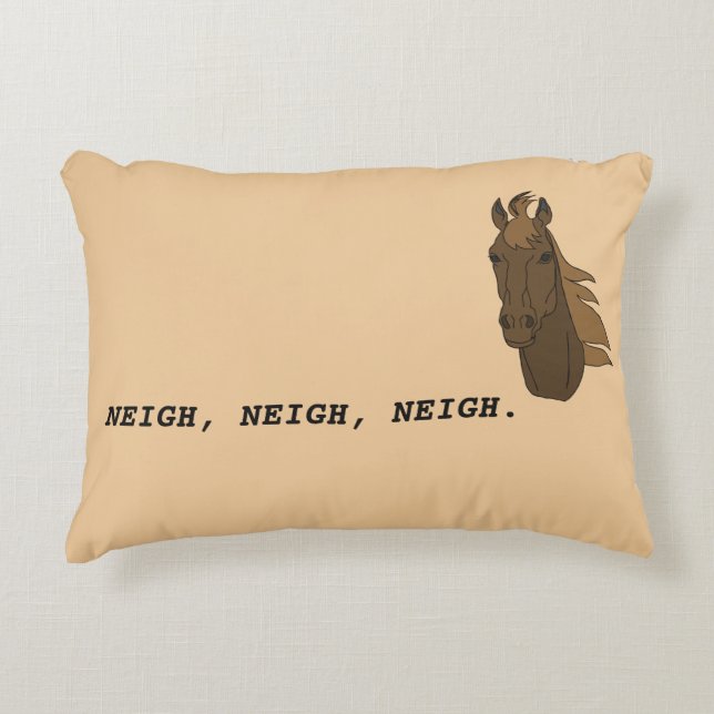Coussin d'accent de cheval (Devant)