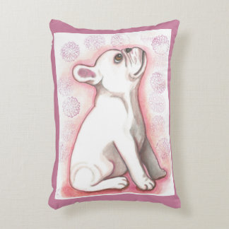 Coussin d'accent de chiot de bouledogue assez