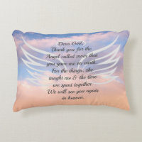 Coussin d'accent de citation de la mère décédée