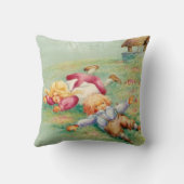 Coussin d'accent de comptine de Jack et de Jill (Verso)