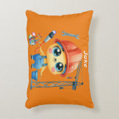 Coussin d'accent de construction pour garçons pers (Devant(Vertical))