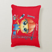 Coussin d'accent de construction pour garçons pers (Dos(Vertical))