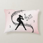 Coussin d'accent de danse Jazz Rose (Dos)