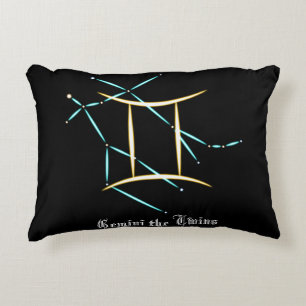 Coussin d'accent de la constellation du zodiaque G