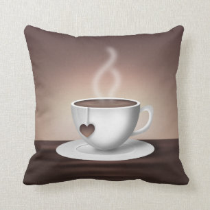 Coussin d'accent de Latte de café