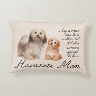 Coussin d'accent de maman de Havanese