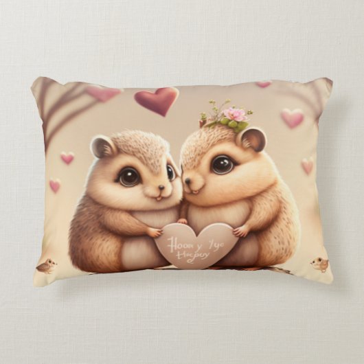 Coussin d'accent de mignonette petits ours (Devant)
