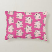 Coussin d'accent de motif de répétition de porc de (Dos)