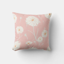 Coussin d'accent de Pissenlit Rose
