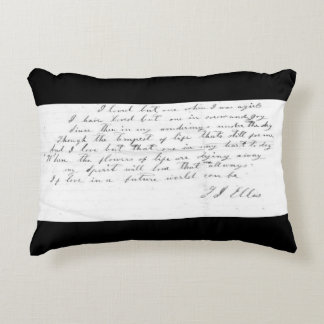 Coussin d'accent de textes de la chanson de