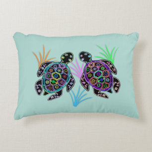 Coussin d'accent de tortues de mer