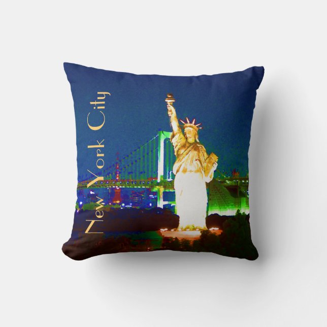 Coussin d'accent décorateur urbain de New York (Recto)