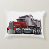 Coussin d'accent du camion de dessin (Dos)