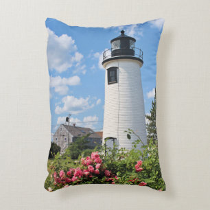 Coussin d'accent du Massachusetts de phare d'île