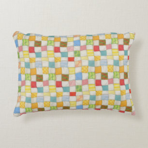 COUSSIN D'ACCENT EN PATCHWORK FOU