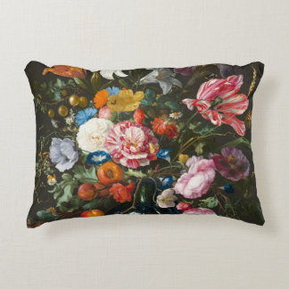 Coussin d'accent floral vintage – Fleur hollandais